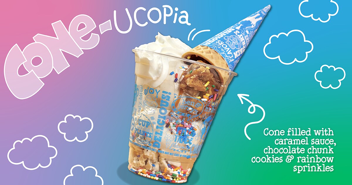 Choose Your CONE Adventure With The Coneucopia Sundae Ben & Jerry’s